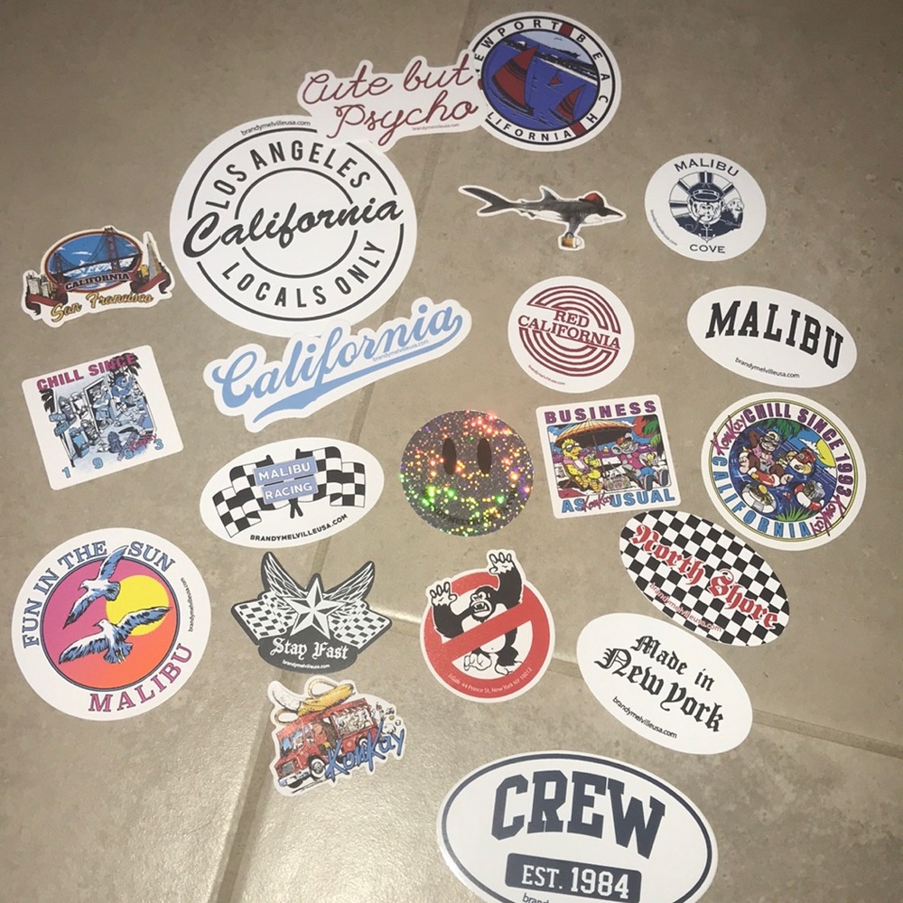BRANDY MELVILLE STICKERS